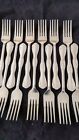 Six Dinner Heavy Forks Stainless Steel 8  Long By 1  Wide Hh Fork Restaurant