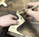 Stanley No 2 Type 12 Hand Plane Tote Bottom And Side Profile Template Set