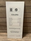 Vintage British Leyland Motors Mg Color Card Brochure Dealership Foreign Auto