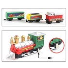 Electric Train Set Rail Car Small Trains Track Locomotive  Carriages And Tracks