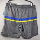 Dream Wave Swim Trunks Mens Xlarge Pullon Gray Lined Shorts Drawstring Pockets
