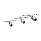 Atw-0053 Adjustable T-handle Tap Wrench Set   3 Piece M1-m4   M4-m8   M6-m12