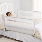Safety Double-sided Swing Down Bed Rail Guard 2-pack  Toddler Bed Rail For Tw   