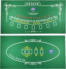 Tabletop Casino Felt Layout For Texas Holdem Poker And Blackjack -  Professio   