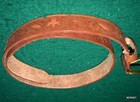 Vintage Girl Scout C 1960 s Girl Scout Western Style Leather Belt - Size 26