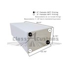 High quality 23 Gallon Rv Tank  Fresh Water Safe  Gray Water Compatible