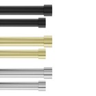 Cappa 66 To 120 Inch Brass Double Curtain Rod Set Adjustable Easy Installation