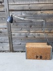 Large Vintage Memlite Industrial Lamp 120 Or 240 Volts Factory Light Porcelain 