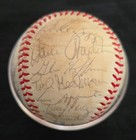 1983 Red Sox Team Signed Vintage American League Baseball