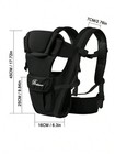 Ergonomic Baby Carrier Backpack Infant Newborn Toddler 4position Wrap Front Back