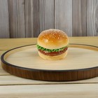 Artificial Hamburger Pu Burger Simulation Bread Model Fake Food Prop Kitchen