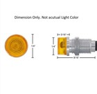  1  Red Mini Led Dash Light Indicator  Pilot Warning Lamp  1 4  Mounting Hole