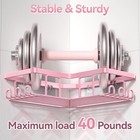Corner Shower Caddy With Soap Holder   12 Hooks-stainless Steel-3-pack