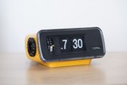 Copal Rp-120 Flip Alarm Clock Vintage Yellow Excellent Condition Working W box