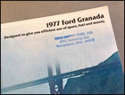 1977 Ford Granada 12-page Vintage Car Sales Brochure Catalog  - Ghia