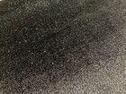 Dense Silver Glitter On Black Stretch Velvet Sewing Fabric 2 Yds 60  Made In Usa