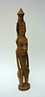 Vintage Hand Carved Wood Figure Sculpture From Murik Lakes  Papua New Guinea