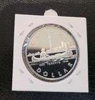 1984 Canada Silver Dollar Dcam Proof  toronto Sesquicentennial  In Capsule