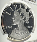 2017-p Braided American Liberty Silver Medal 1 Oz Fdoi Ngc Pf70uc