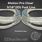 Motion Pro 8mm 5 16  Clear  Fuel Line  per Foot 