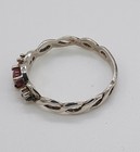 Vintage Avon Sterling Silver And Genuine Ruby Ring Size 8