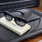 Chrome Hearts Lowrider Black Black Frame Unisex Oval Sunglasses 50 21-142