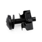 Cage Mount Rack Screws With Nylon Rack Washers For Music Studio 10-32 50pcs