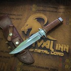 Custom Handmade D2 Steel Stacked Leather S o g Replica Bowie Knife With Sheath