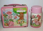 80s Vintage Rose Petal Place Doll Movie Promo Metal Lunchbox   Thermos Lily Fair