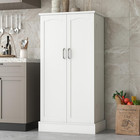 47    Pantry Cabinet  Kitchen Pantry Storage Cabinet With Doors And Adjustable She