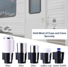 Universal Large Cup Holder Wall Mount  Heavy Duty Plastic Drink Holder For