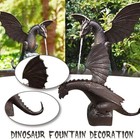 Water Feature Dragon Patinated Statue Fountain Sculpture For Garden Home Decor