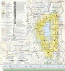 National Geographic Tahoe Rim Trail Trails Illustrated Topo Map  1013