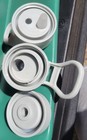 Coldest 3 Off White Gray Replacement Lids Insert Straw  Flip Straw   Flip Top Ch