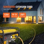 30a Generator Extension Cord Power Cord 25 Ft 125v Nema L5-30p Copper Wire