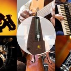 Mechanical Metronome With Accent Bell Classic Shape  Accurate Beat  Multiple