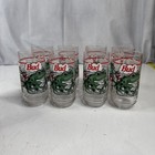 1995 Budweiser Frogs Drinking Glasses Set Of 8 Pint Barware Case With Box