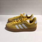 Adidas Cloudfoam Yellow White Gum Low Top Athletic Sneakers Lace Up Men s