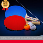 Franklin Sports Ping Pong Paddle Set 2 Player Table Tennis Kit Balls