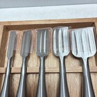 Japanese Oire Nomi Chisel Set Of 5 Ebony Handle Boxed Unused Bench Chisels