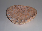 Vintage Shawnee Pottery 6  Clam Ashtray 219 Usa Mcm Atomic Era     Pink Gold Fleck