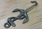 Vintage Brass Coat Hook Anchor Navy Nautical Boat - Usa Ship - 5   