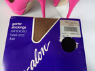 Sz 12 Tall Vtg Sexy Nylon Garter Stockings 2 Prs Nylon Leg Lingerie Garter Hose