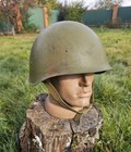 Original Military Helmet Ssh 40 Steel Ww2  Soviet Army Rkka Wwii Size-2 Russian