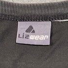 Lizwear M  black Long Sleeve Button Front Elastic Waist Jumpsuit Women s Size M