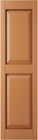 14 3 4 w X 43 h Lifetime Vinyl  Standard Two Equal Panels  Raised Panel Shutters