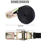Small Ratchet Strap heavy Duty Endless Ratchet Tie Down Straps no Hook Nylon    
