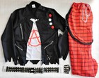 New Adult Karnival Anarchist Halloween Costume Sz Large    free Shipping   