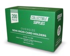 1 Case - 1000 Tall Semi-rigid Card Holders Oversize For Sending Cards To Grade