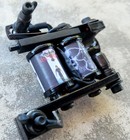 Black Blood Splatter Uv Widow Shader Tattoo Machine The Crow Coils Handmade Usa